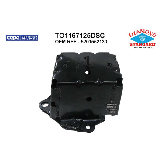 Rear Right Rear Passenger Side Bumper Impact Bar Bracket 2012-2019 Toyota Prius C