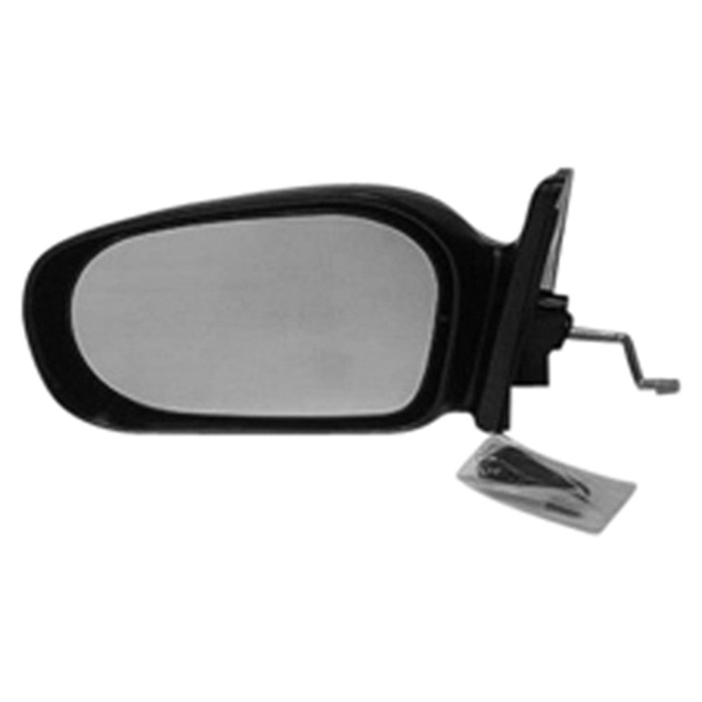 Left Driver Side Manual Remote Door Mirror 1995-1996 Toyota Tercel