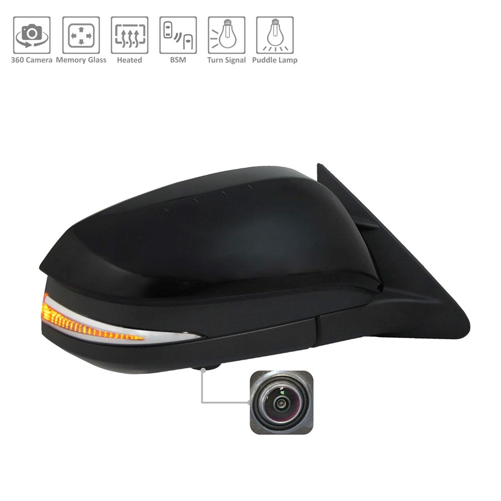 Right Passenger Side Power Door Mirror 2017-2019 Toyota Highlander