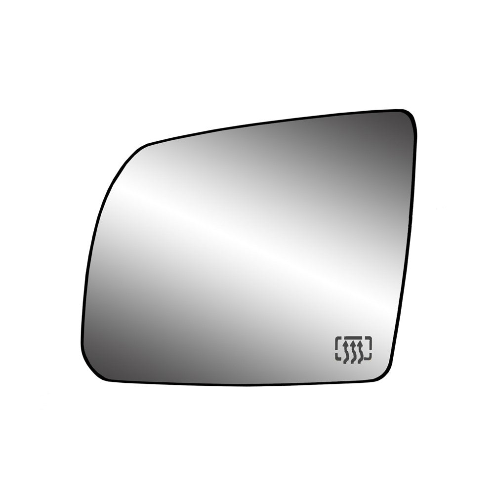 Left Driver Side Door Mirror Glass Assembly [encased In Backing] 2008-2021 Toyota Sequoia, Tundra