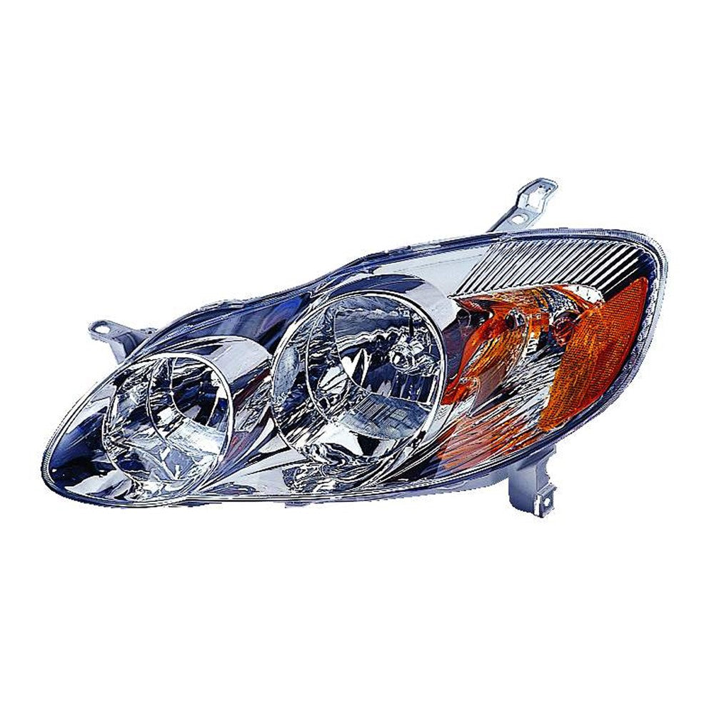 Front Left Driver Side Headlight Assembly 2003-2004 Toyota Corolla