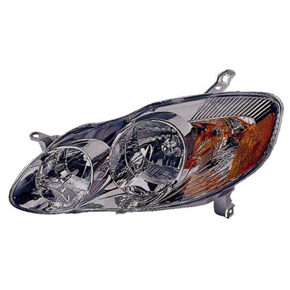 Front Left Driver Side Headlight Assembly 2003-2004 Toyota Corolla