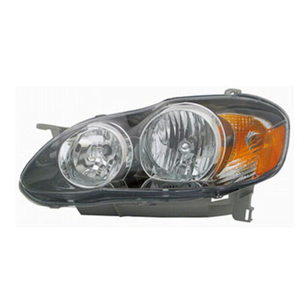 Front Left Driver Side Headlight Assembly 2005-2008 Toyota Corolla