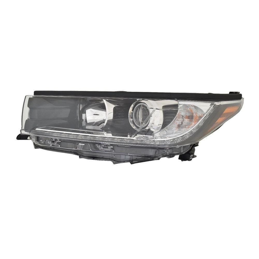 Front Left Driver Side Halogen Headlight Assembly 2017-2018 Toyota Highlander