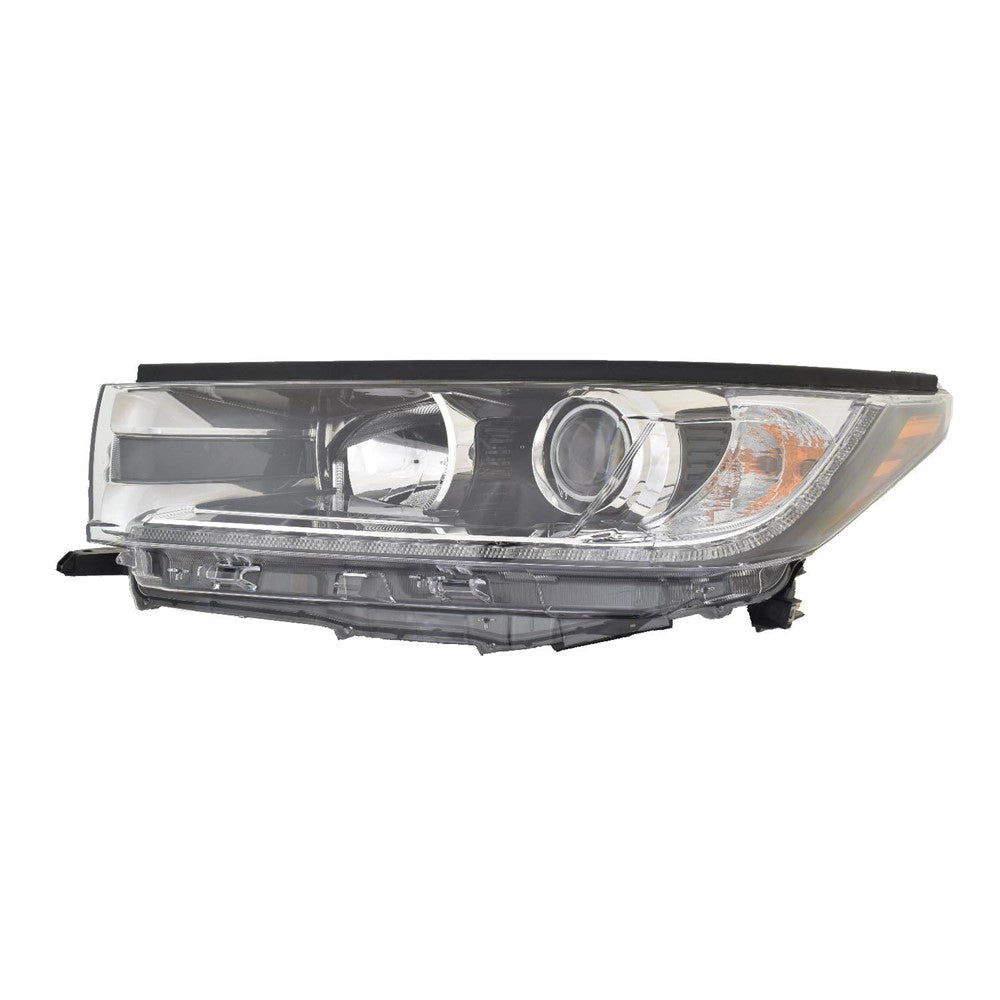 Front Left Driver Side Halogen Headlight Assembly 2017-2018 Toyota Highlander