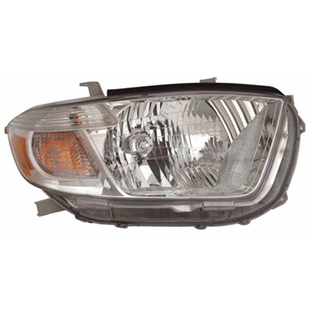 Front Right Passenger Side Headlight Assembly 2010 Toyota Highlander