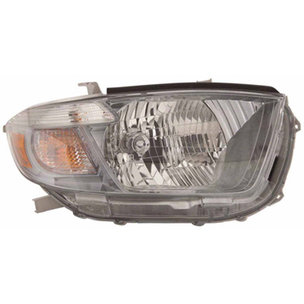 Front Right Passenger Side Headlight Assembly 2010 Toyota Highlander
