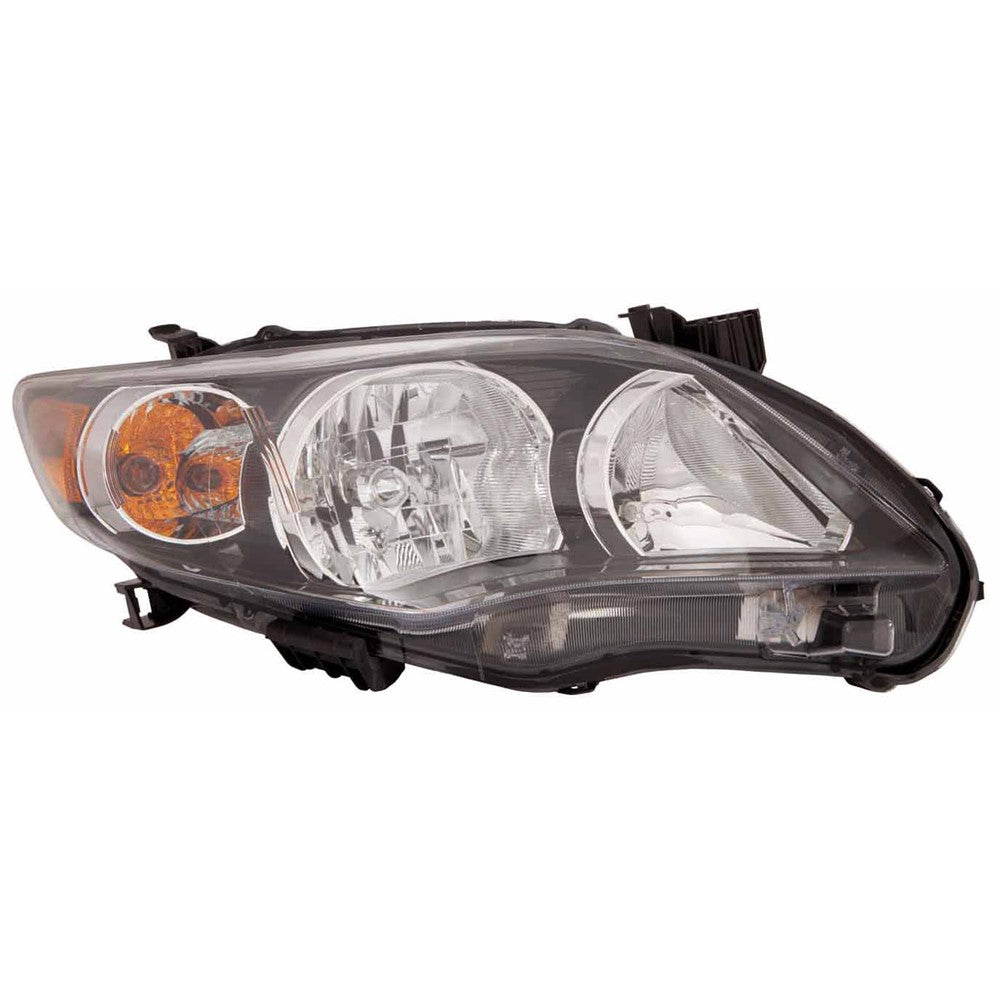Front Right Passenger Side Halogen Headlight Assembly 2011-2013 Toyota Corolla