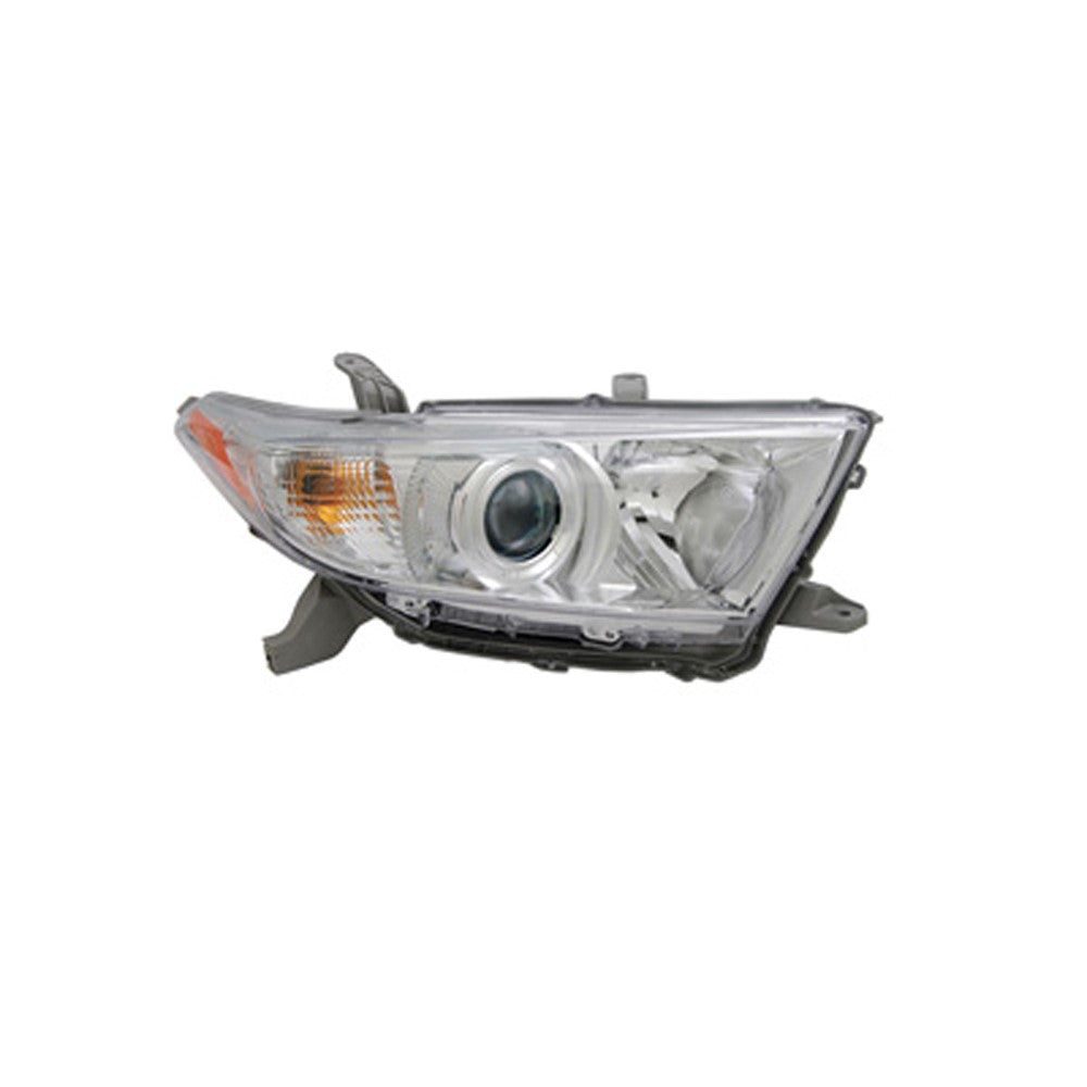 Front Right Passenger Side Headlight Assembly 2011-2013 Toyota Highlander