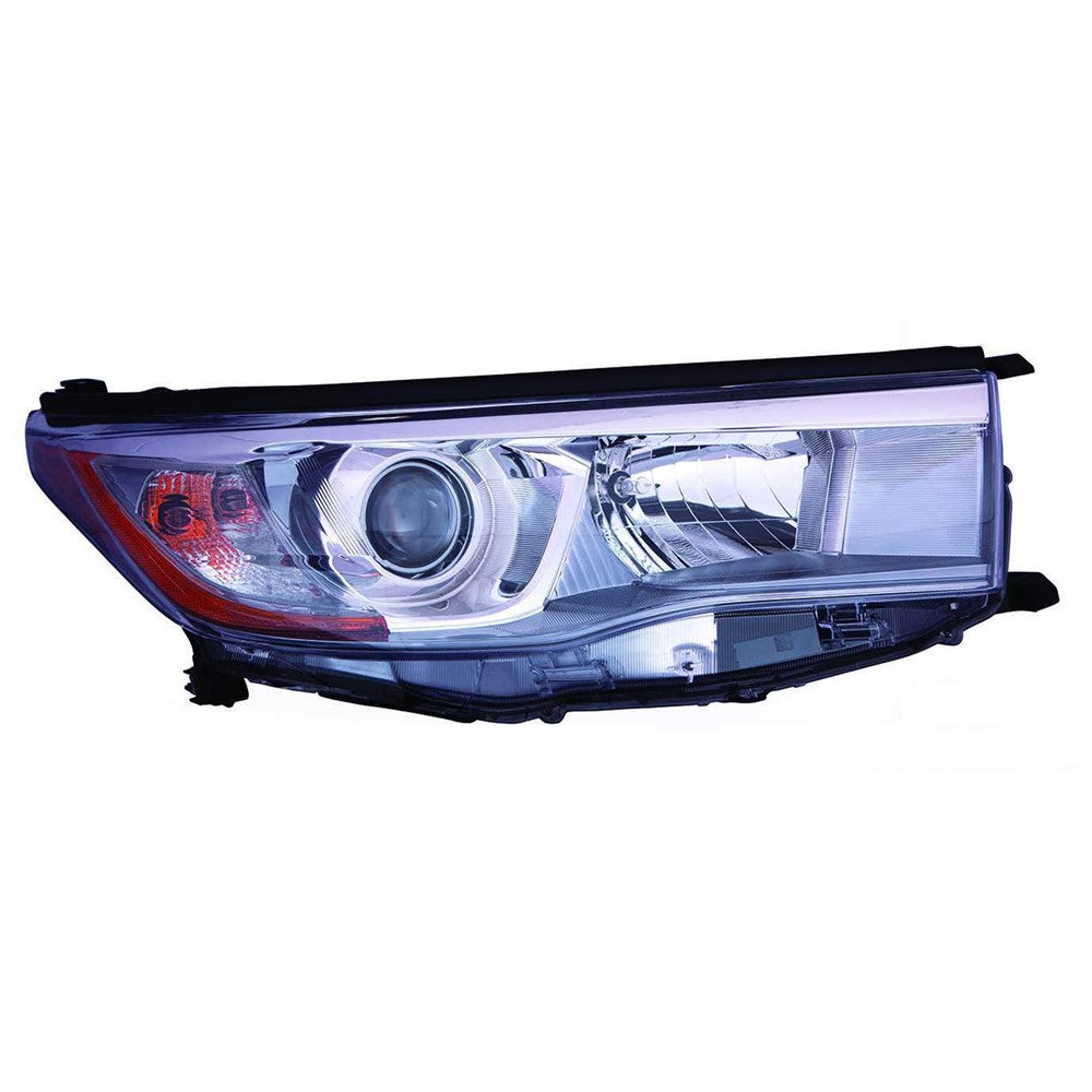 Front Right Passenger Side Headlight Assembly 2014-2016 Toyota Highlander