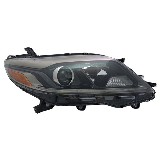 Front Right Passenger Side Halogen Headlight Assembly 2015-2019 Toyota Sienna