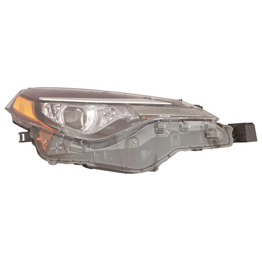 Front Right Passenger Side Bi-Led Headlight Assembly 2017-2019 Toyota Corolla