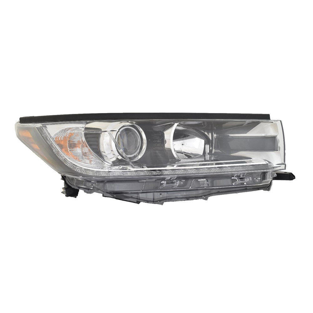 Front Right Passenger Side Halogen Headlight Assembly 2017-2018 Toyota Highlander
