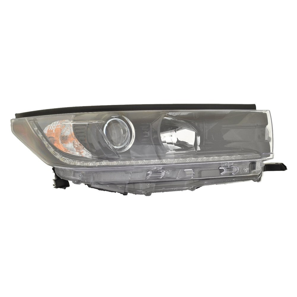 Front Right Passenger Side Halogen Headlight Assembly 2019 Toyota Highlander
