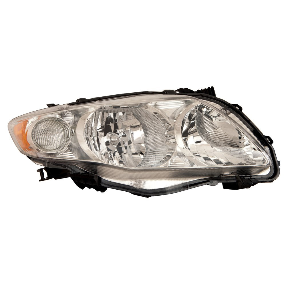 Front Right Passenger Side Headlight Lens And Housing 2009-2010 Toyota Corolla