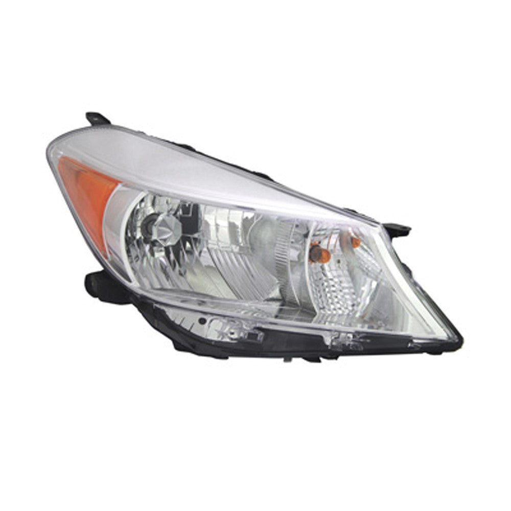 Front Right Passenger Side Halogen Headlight Lens And Housing 2012-2014 Toyota Yaris