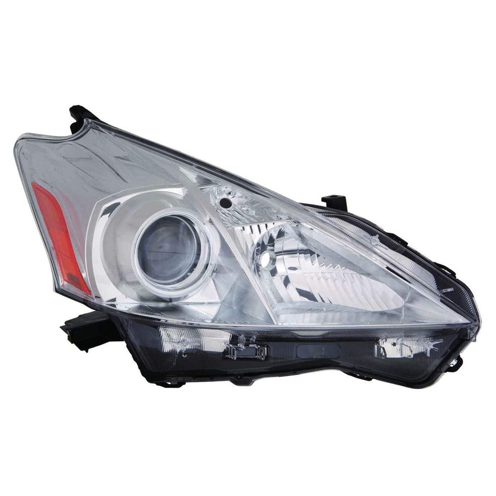 Front Right Passenger Side Halogen Headlight Lens And Housing 2012-2014 Toyota Prius V