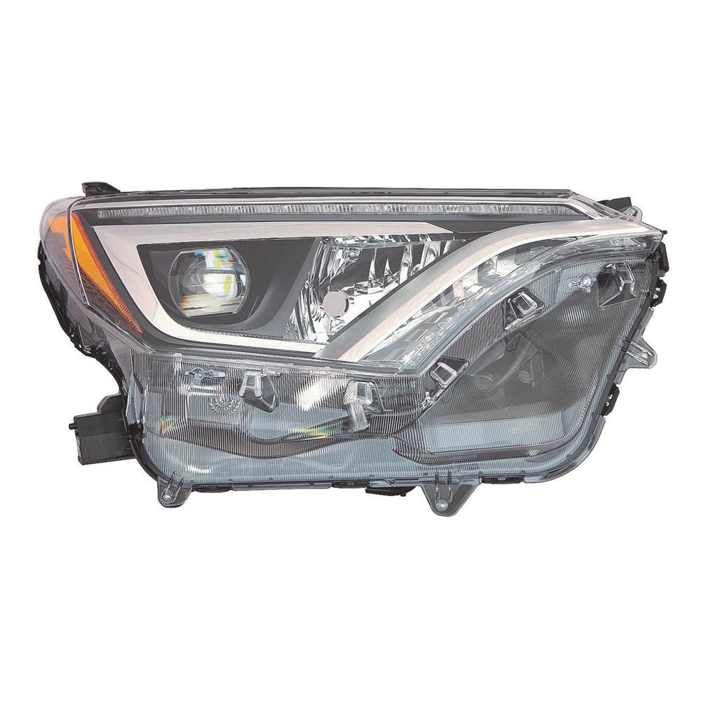 Front Right Passenger Side Led Headlight Lens And Housing 2016-2018 Toyota Rav4