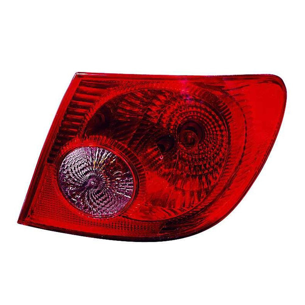 Rear Right Passenger Side Outer Tail Light Assembly 2003-2004 Toyota Corolla