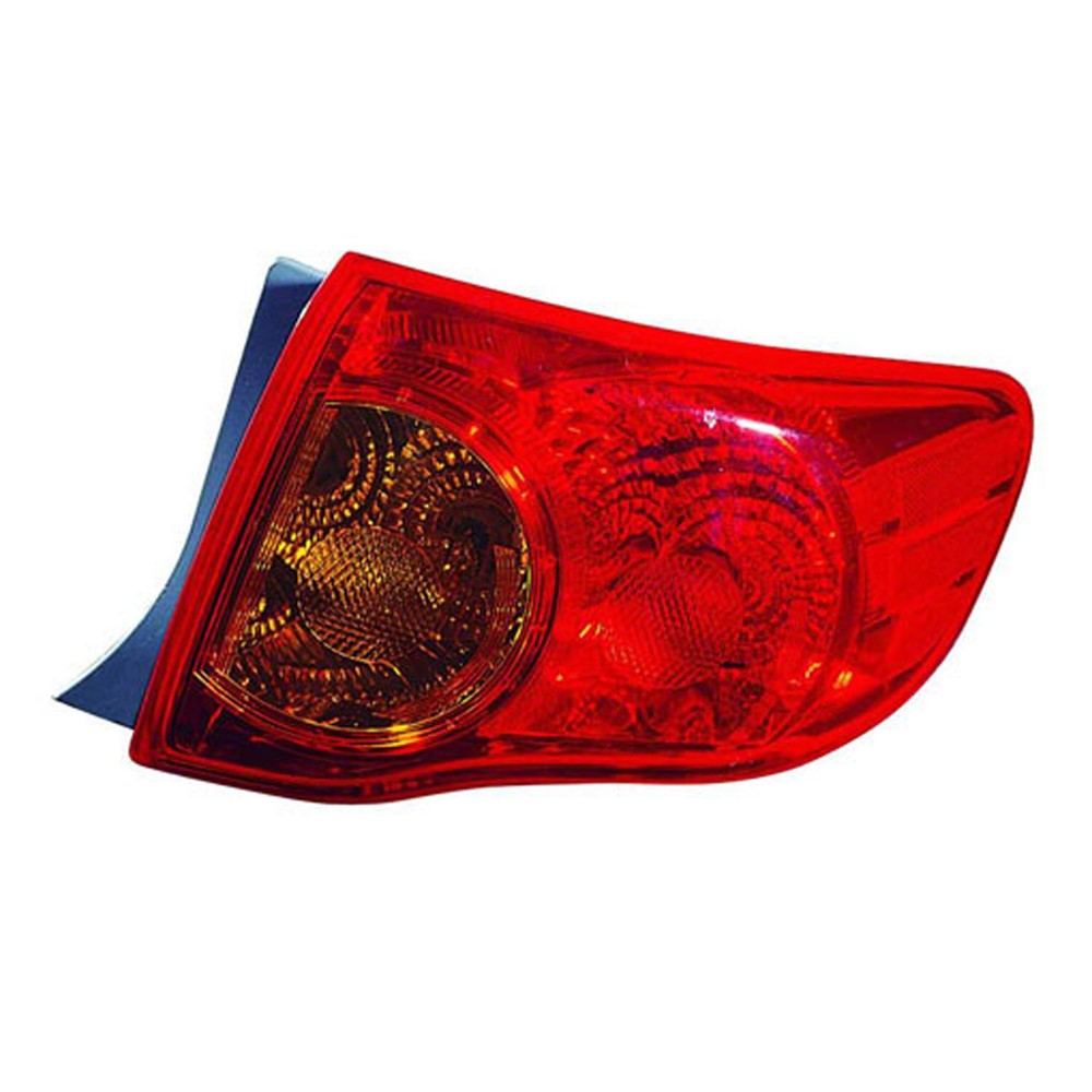 Rear Right Passenger Side Tail Light Assembly 2009-2010 Toyota Corolla