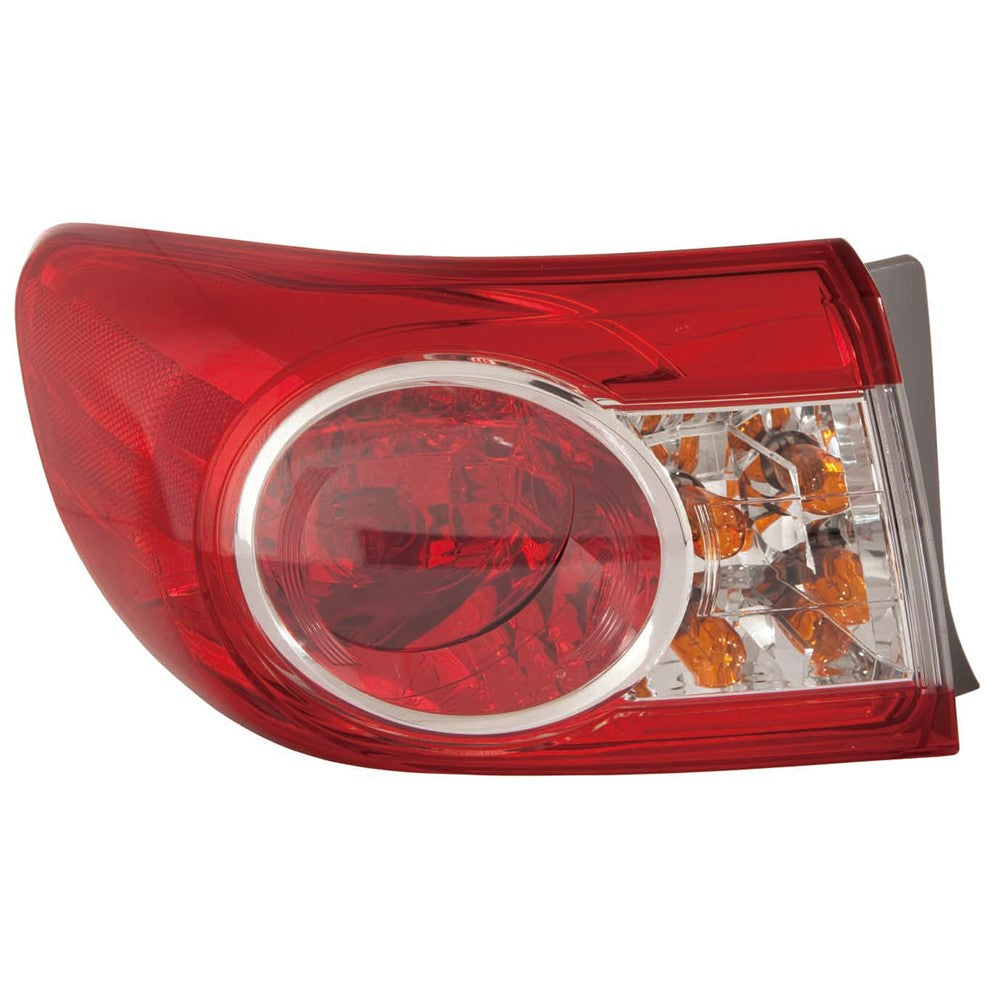 Rear Left Driver Side Outer Tail Light Assembly 2011-2013 Toyota Corolla