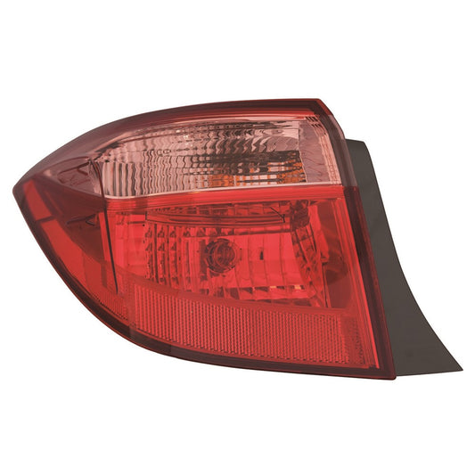 Rear Left Driver Side Outer Tail Light Assembly 2017-2019 Toyota Corolla