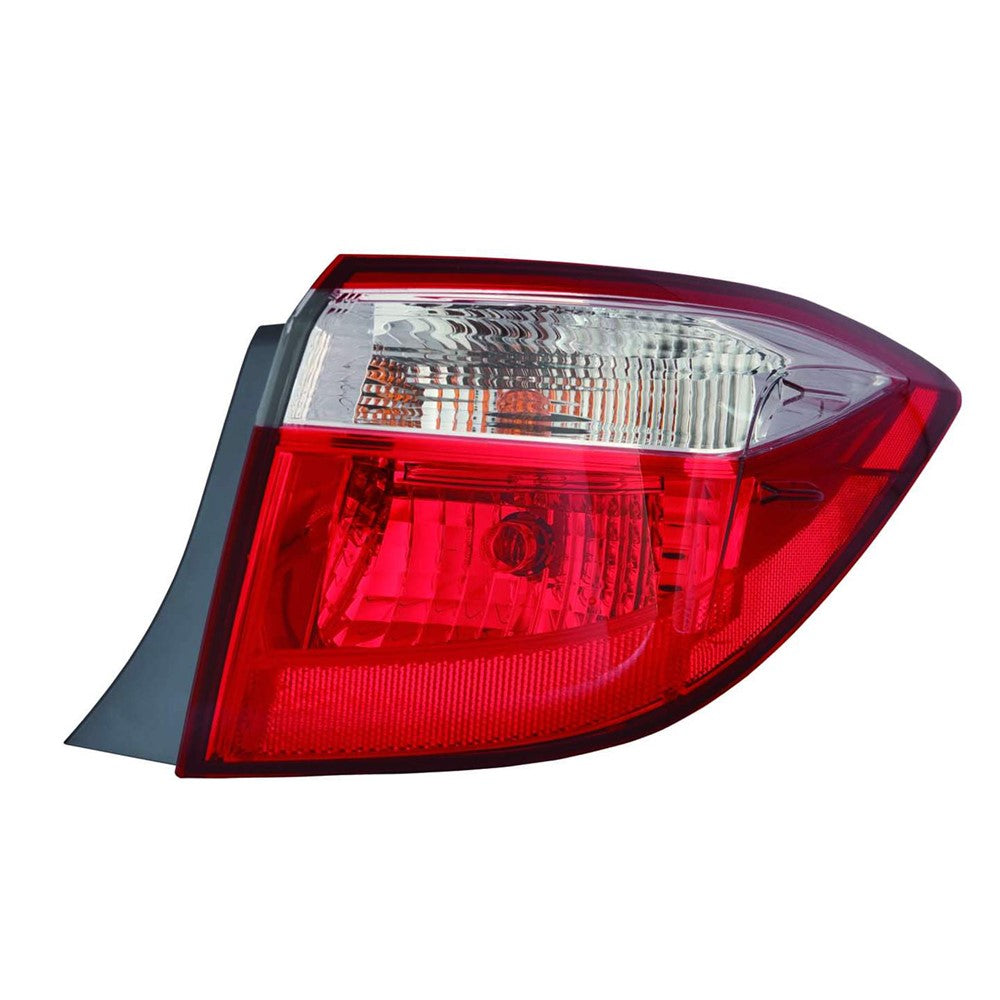 Rear Right Passenger Side Outer Tail Light Assembly 2014-2016 Toyota Corolla