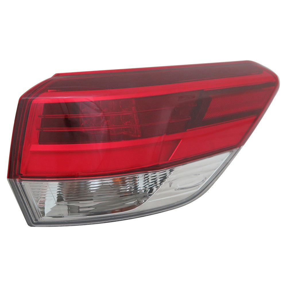 Rear Right Passenger Side Outer Tail Light Assembly 2017 Toyota Highlander