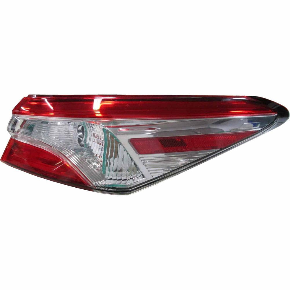Rear Right Passenger Side Bulb Type Outer Tail Light Lens And Housing 2018 Toyota Camry