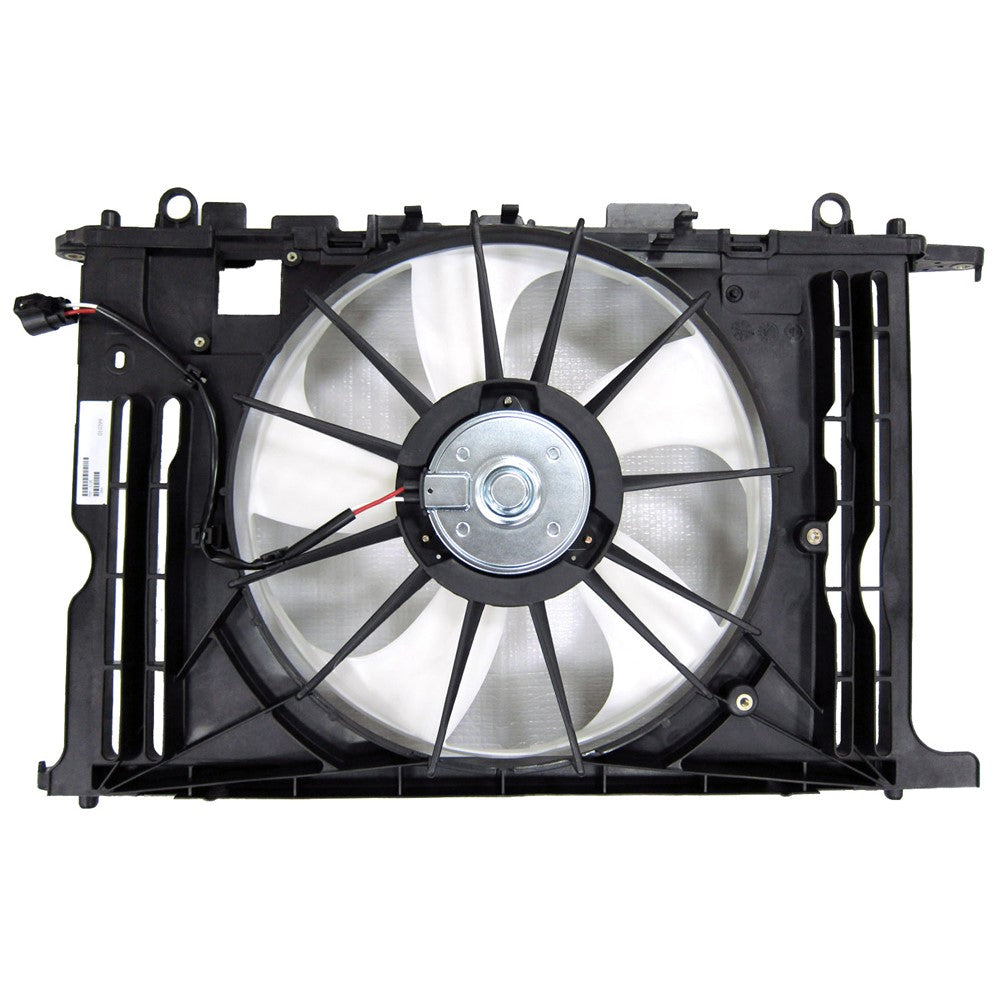 Radiator Fan Assembly Without Control Unit For Models With 1.8l L4 2009-2013 Pontiac Vibe & Toyota Corolla, Matrix