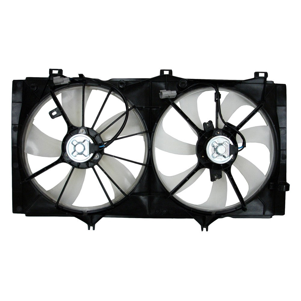 Dual Fan Assembly For Models Without Tow Package 2009-2016 Toyota Venza, Camry