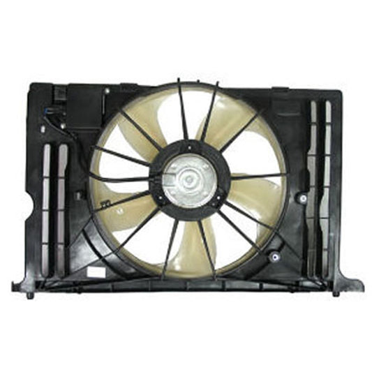 Radiator Fan Assembly With Control Unit For Models With 1.8l L4 2009-2013 Toyota Corolla, Matrix