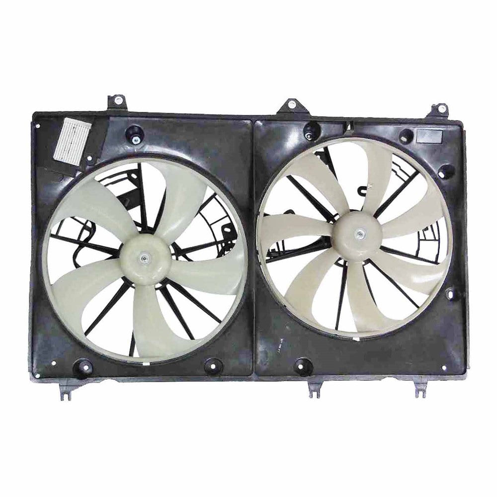 Dual Radiator And Condenser Fan Assembly 2008-2013 Toyota Highlander