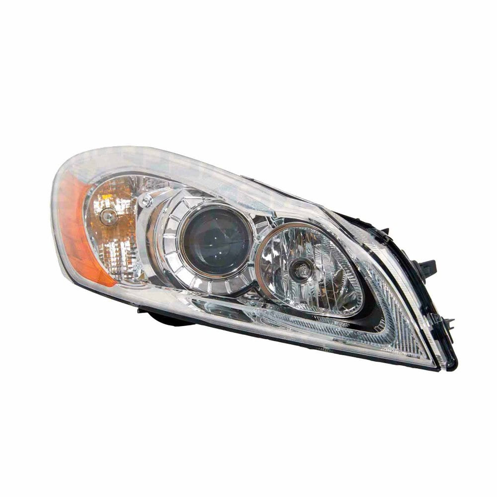 Front Right Passenger Side Halogen Headlight Assembly Supplied By Tier 1 Manufacturer 2010-2013 Volvo C70