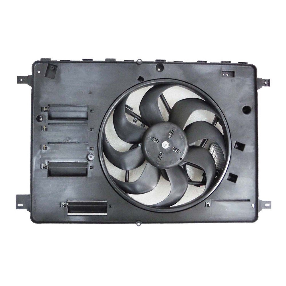 Radiator And Condenser Fan Assembly With One Big Fan 2007-2018 Volvo S80, Xc70, S60, V60, Xc60