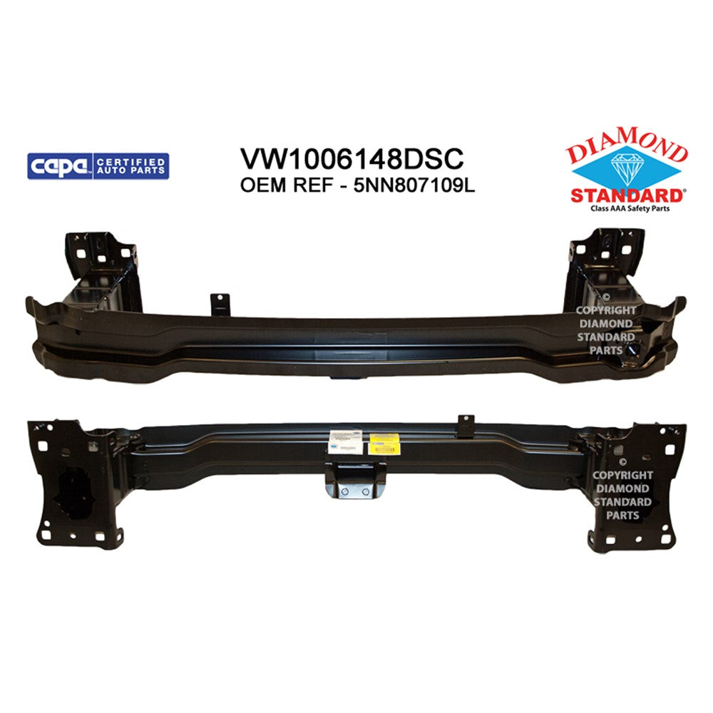 Front Bumper Impact Bar 2018-2024 Volkswagen Tiguan