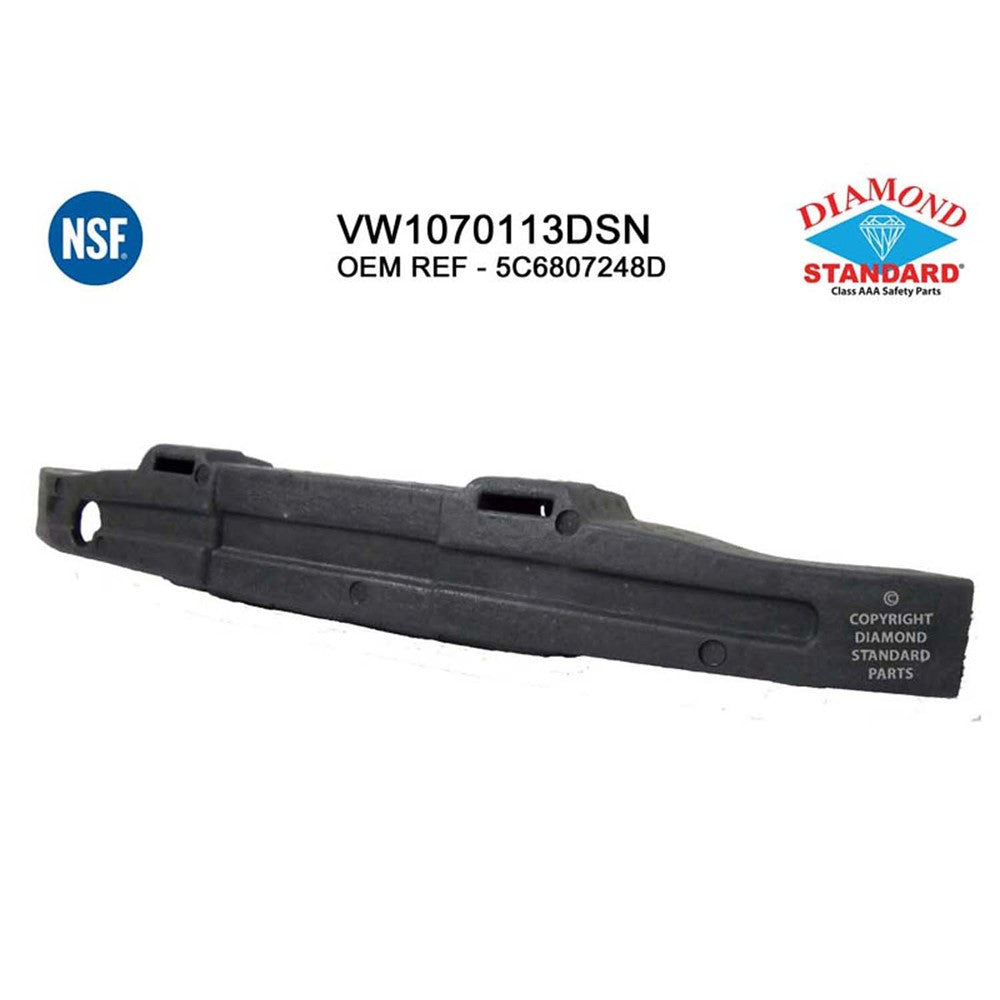 Front Bumper Impact Absorber 2011-2014 Volkswagen Jetta