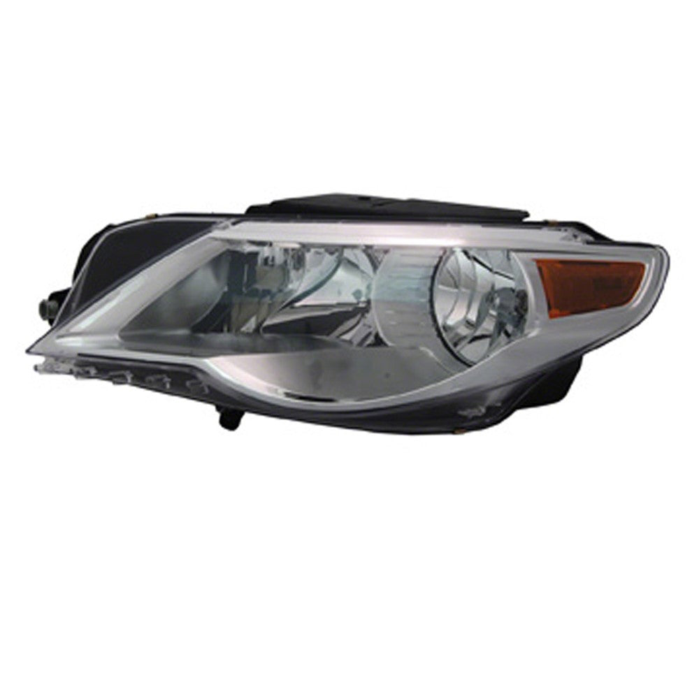 Front Left Driver Side Halogen Headlight Assembly 2009-2012 Volkswagen Cc