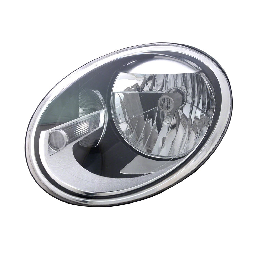 Front Left Driver Side Halogen Headlight Assembly Supplied By Tier 1 Manufacturer 2012-2019 Volkswagen Beetle