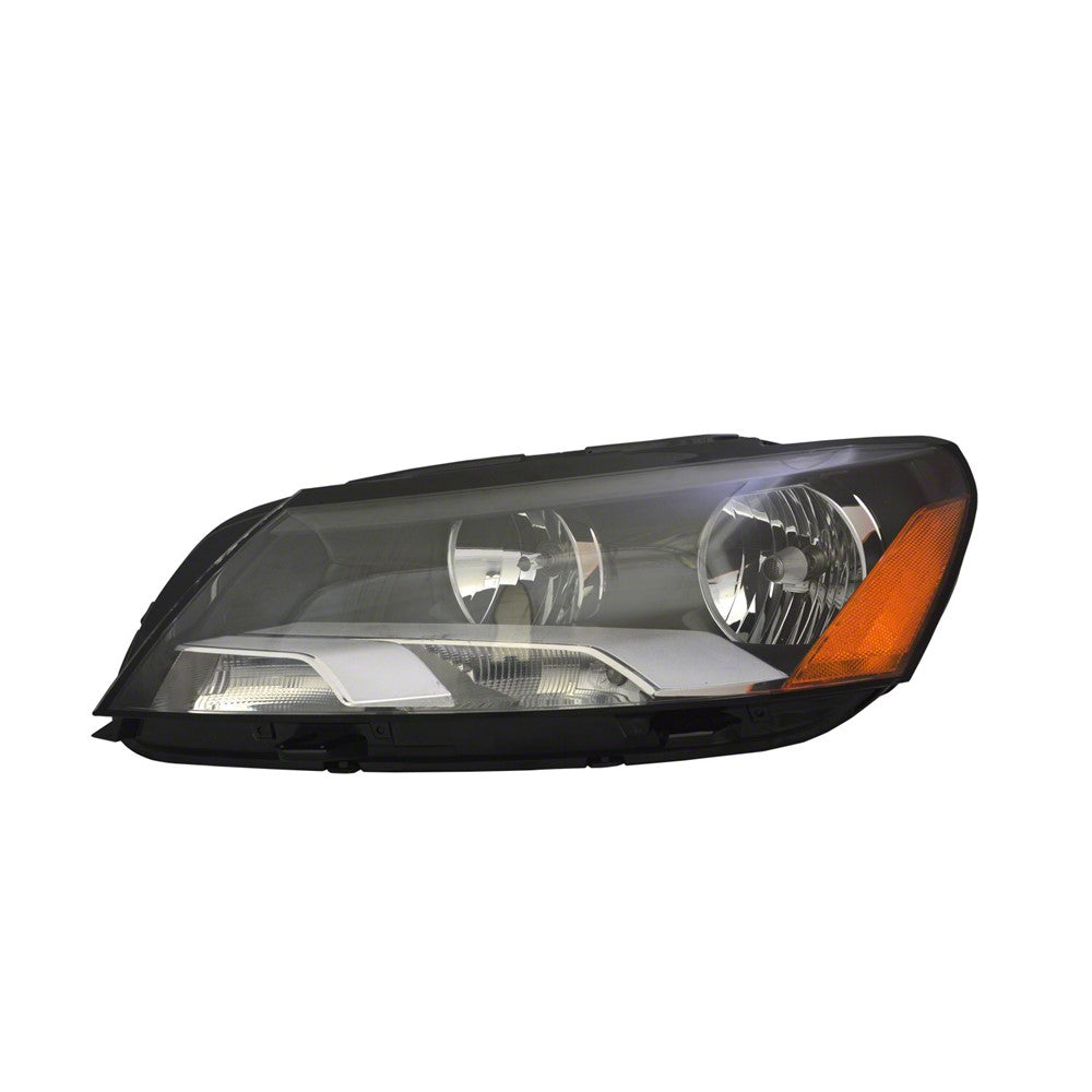 Front Left Driver Side Halogen Headlight Assembly 2012-2015 Volkswagen Passat