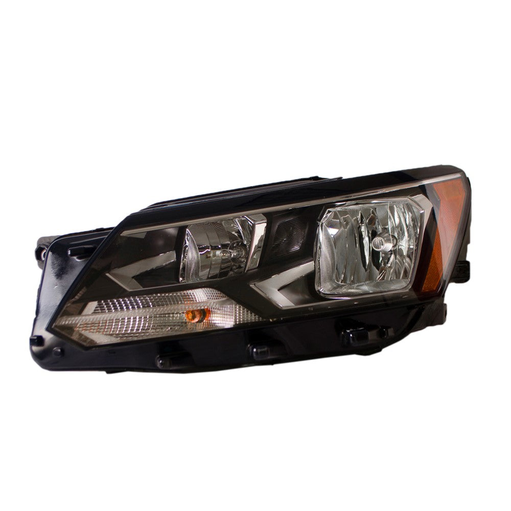Front Left Driver Side Halogen Headlight Assembly 2016-2019 Volkswagen Passat
