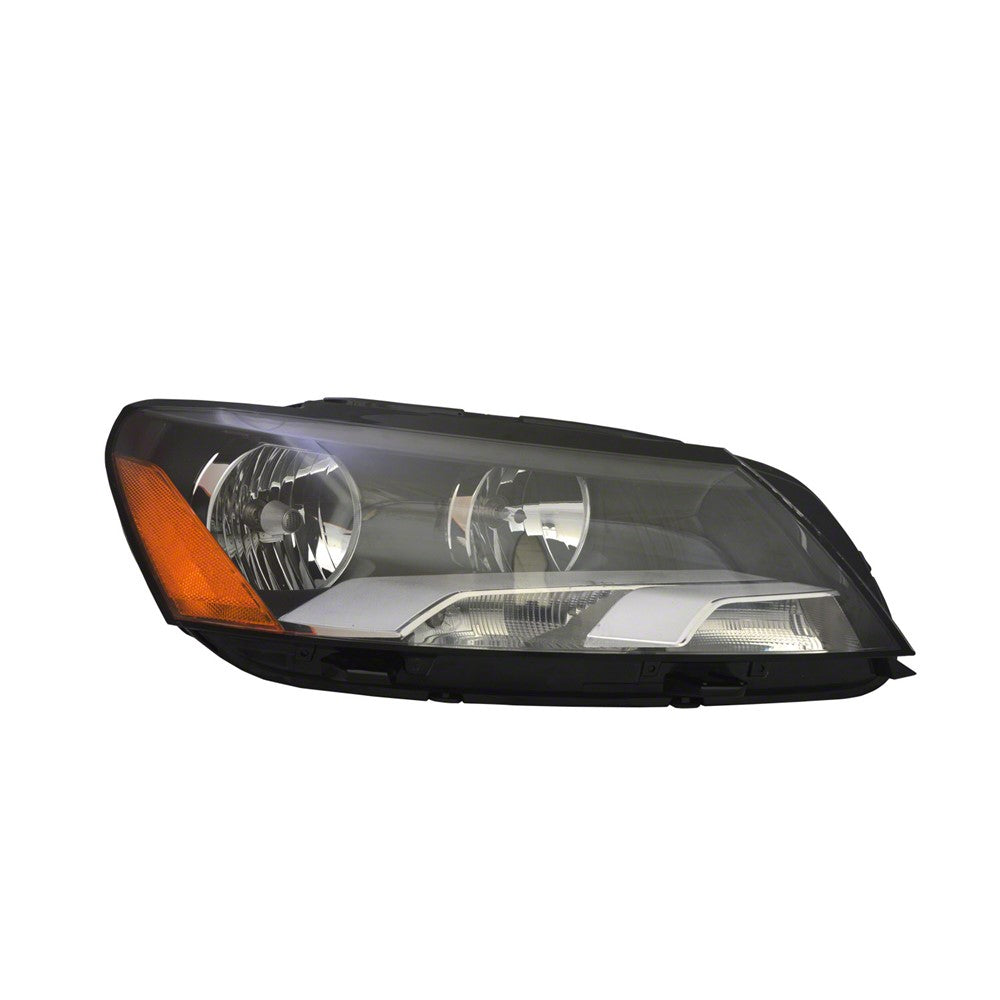 Front Right Passenger Side Halogen Headlight Assembly 2012-2015 Volkswagen Passat