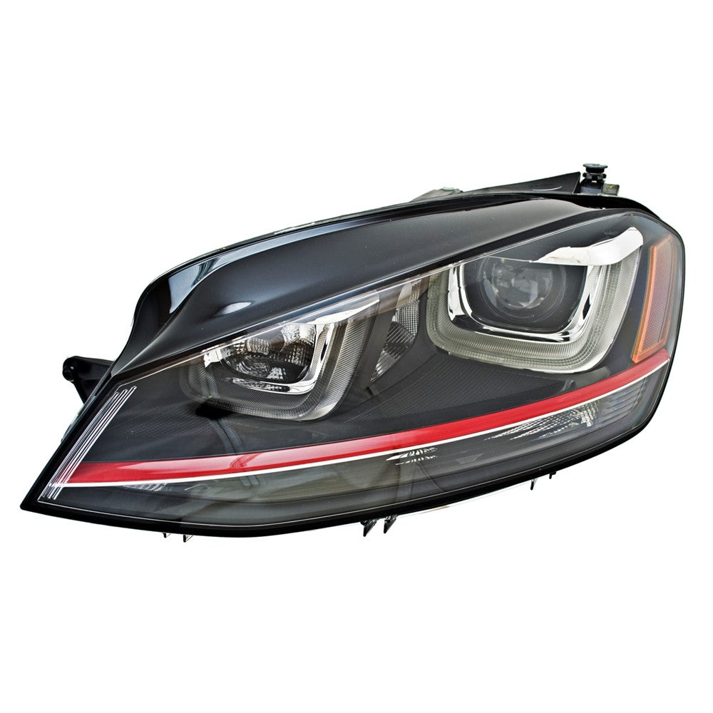 Front Left Driver Side Bi-Xenon Headlight Lens And Housing 2015-2017 Volkswagen Gti