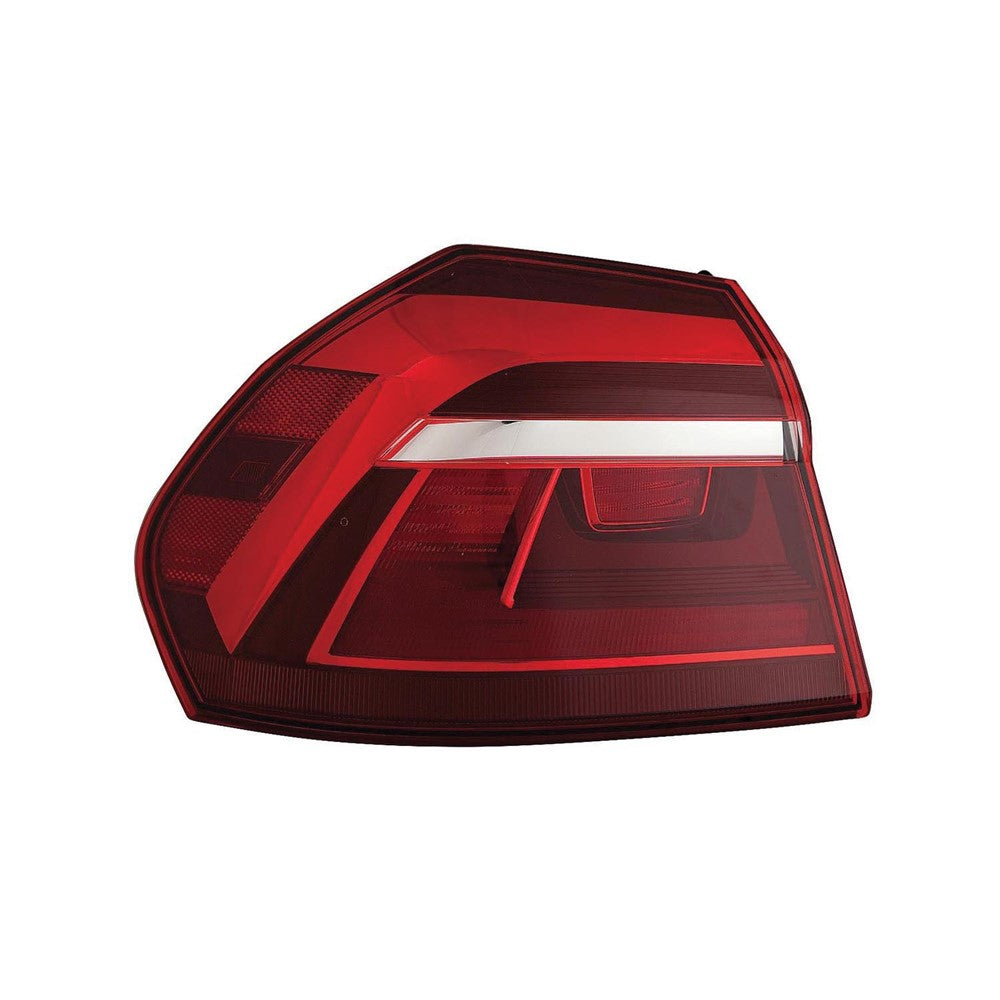 Rear Left Driver Side Outer Tail Light Assembly 2017-2019 Volkswagen Passat