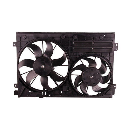 Dual Fan Assembly 2006-2018 Audi A3, A3 Quattro, Tt, Tt Quattro, Tts Quattro, Tt Rs Quattro & Volkswagen Gti, Passat, Cc, Eos, Jetta, Tiguan, Golf