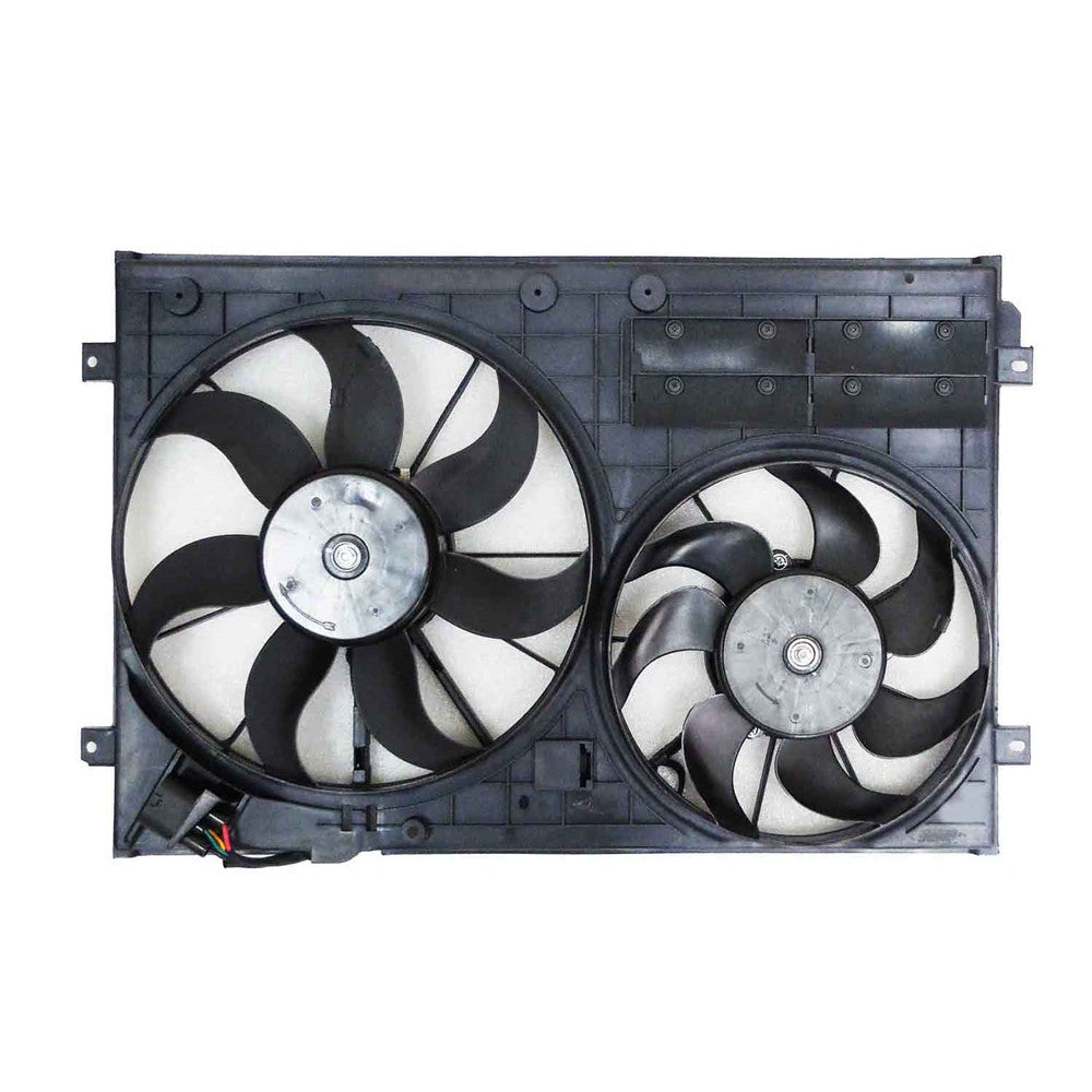 Dual Radiator And Condenser Fan Assembly 2009-2018 Volkswagen Tiguan, Jetta, Passat, Beetle
