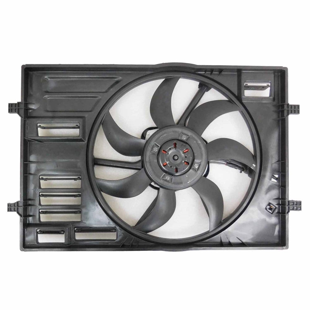 Radiator And Condenser Fan Assembly With One Big Fan 2015-2020 Volkswagen Golf, Golf Sportwagen, Gti, Golf Alltrack