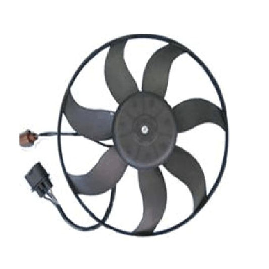 Radiator Fan Blade And Motor Assembly [without Shroud] 2005-2018 Volkswagen Jetta, Gti, Passat, Rabbit, Eos, Cc, Tiguan, Golf, Tiguan Limited