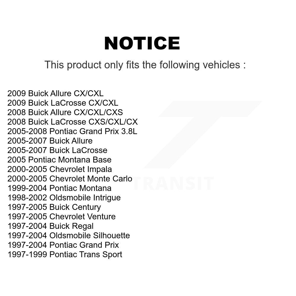 Brake Hydraulic Hose Front 12-H380581 For Buick Pontiac Chevrolet Grand Prix