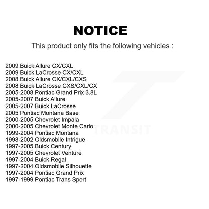 Brake Hydraulic Hose Front 12-H380581 For Buick Pontiac Chevrolet Grand Prix